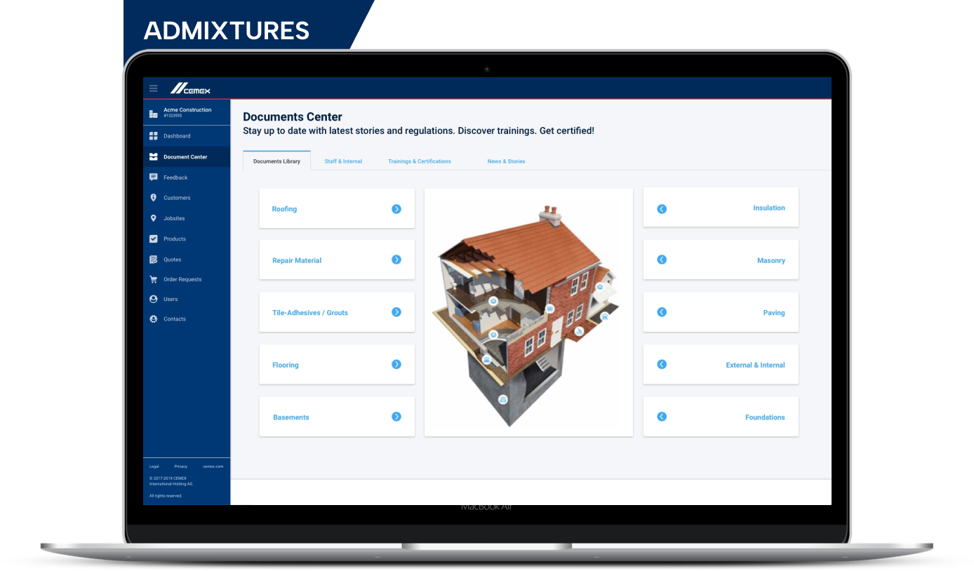 cemex admixtures project