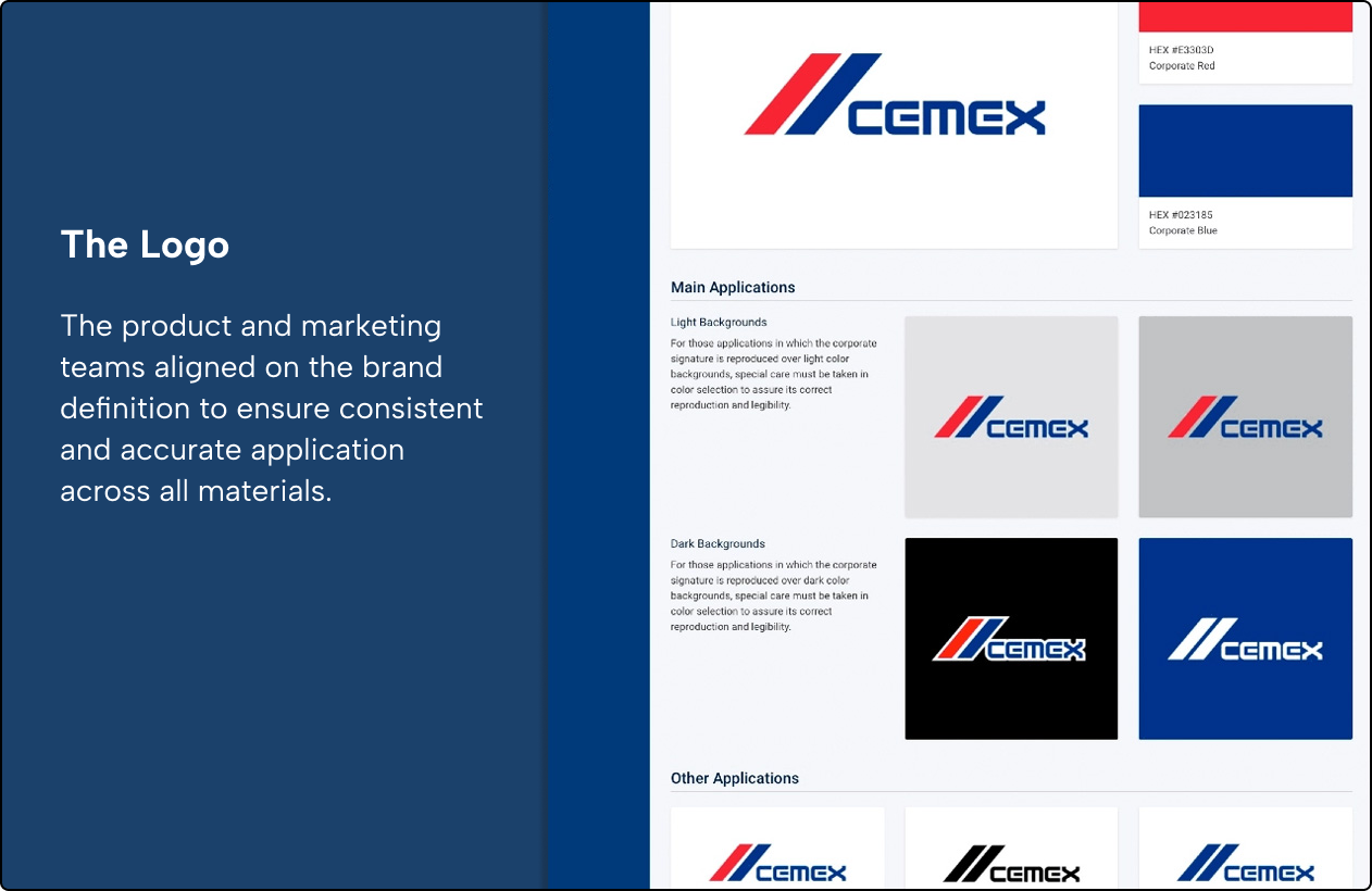 cemex logos and correct application