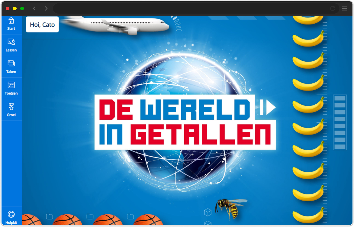 screenshot from the bingel platform